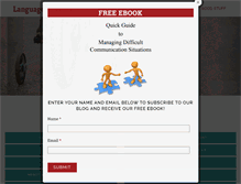 Tablet Screenshot of languageatwork.com